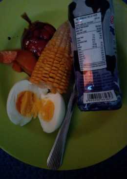 Diet mayo jagung, telur, dan wortel