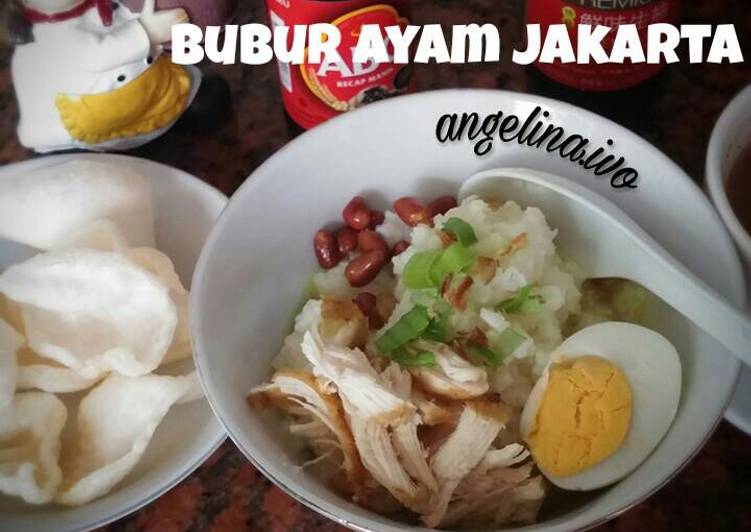 gambar untuk resep makanan Bubur ayam jakarta