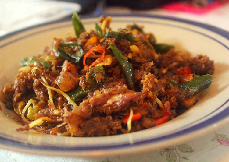 resep Oseng Klotok Pedas