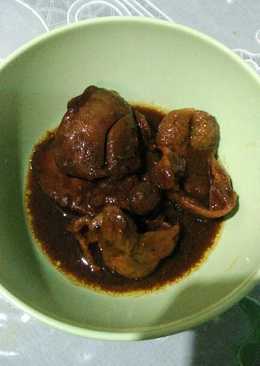 Semur hati dan rempela ayam