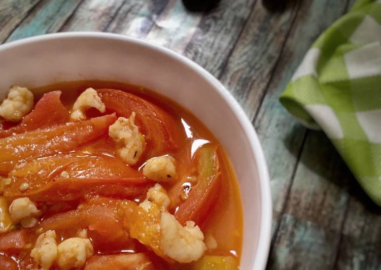 Resep Tumis udang tomat Oleh Frielingga Sit