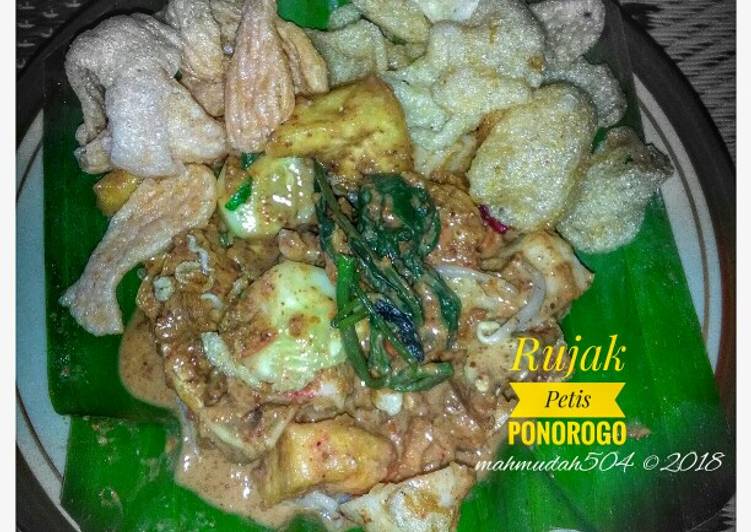 Rujak petis ponorogo foto resep utama