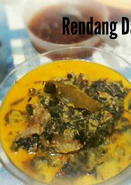 Rendang Daun Singkong