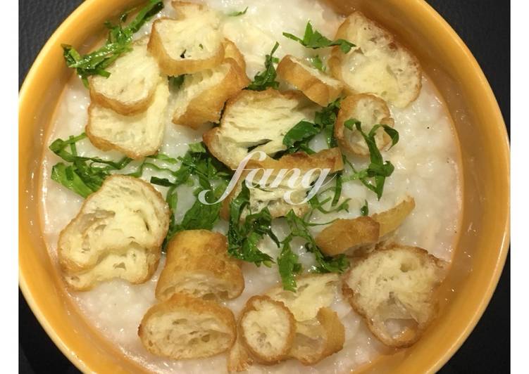 resep lengkap untuk Bubur Ayam Gurih