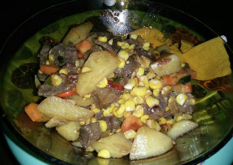 resep lengkap untuk Tumis Daging