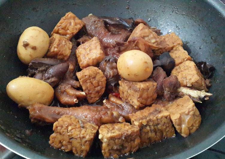 resep lengkap untuk Bacem gurih