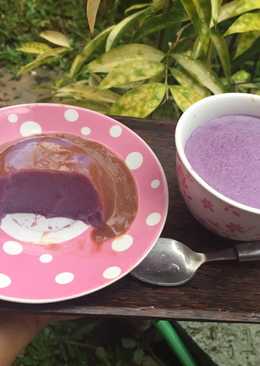 Puding ubi ungu