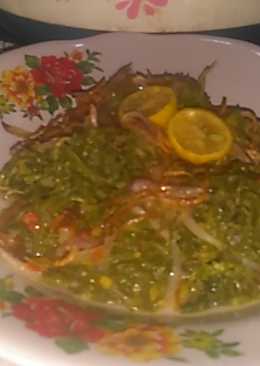 Sayur daun singkong no santen