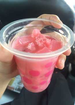 Es Kopyor Nata de Coco ~ Kopyor Dari Agar-agar (Kopyor Imitasi)