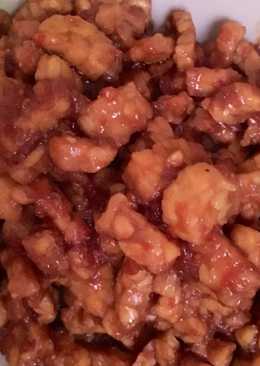 Oseng tempe pedas manis