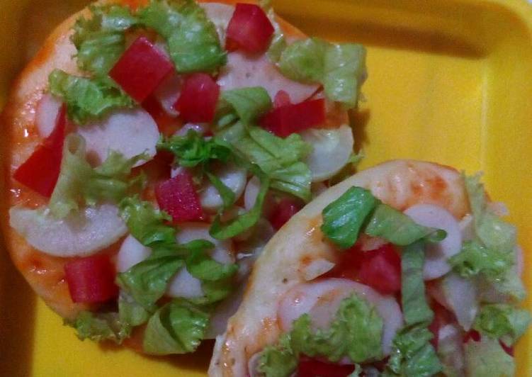 resep makanan Dough pizza mini (teflon)