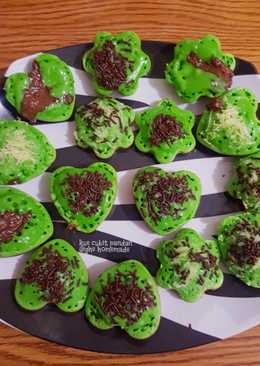 Kue cubit pandan