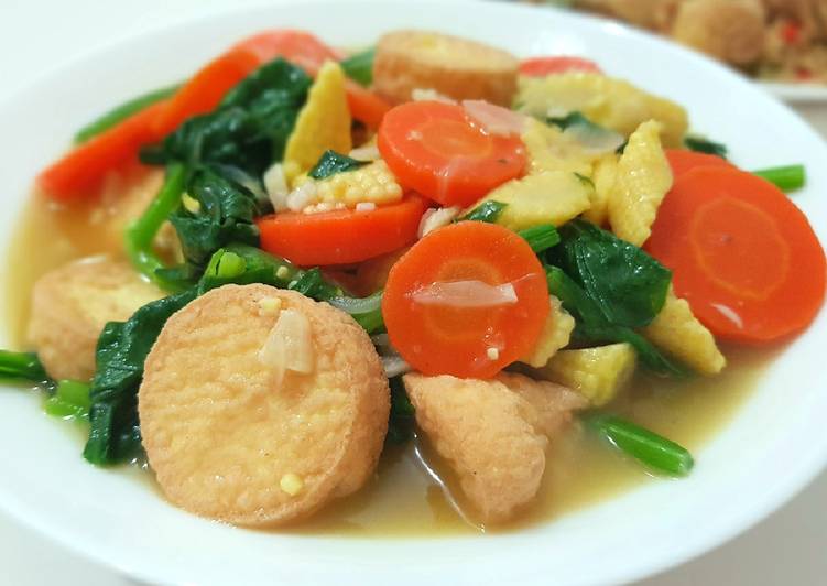 Resep Sapo Tahu Vegetarian oleh Sunshine - Cookpad