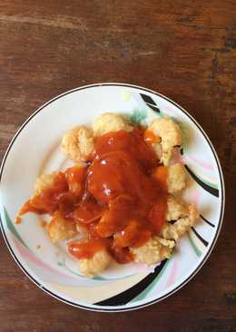 Udang Goreng Crispy saus asam manis