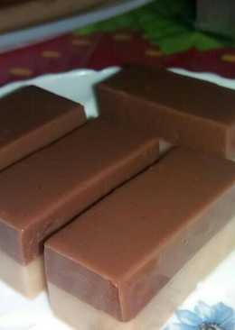 Puding Cokelat Nutrijel jeruk