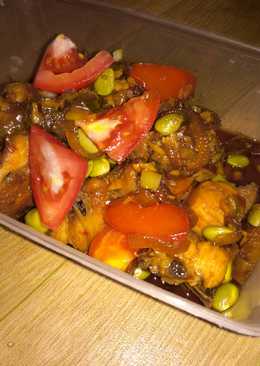 10. Ayam kecap edamame