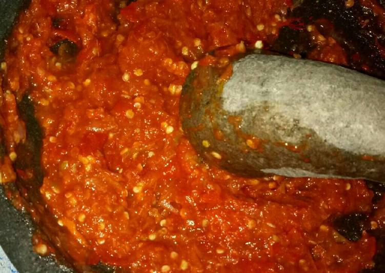 gambar untuk resep makanan Sambel tomat jozz