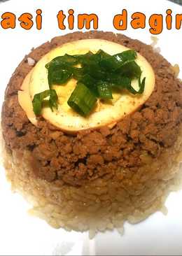 Nasi tim daging