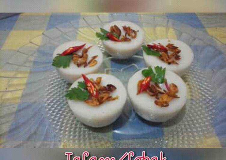 resep lengkap untuk Talam Gurih,Asin