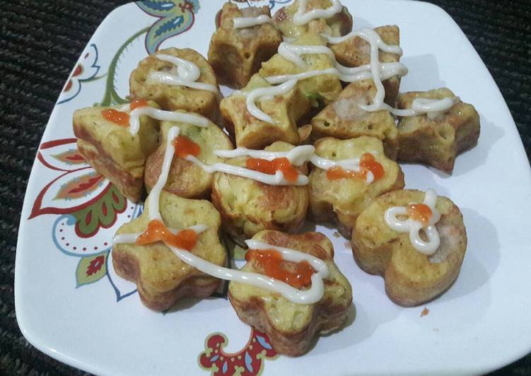 gambar untuk resep makanan Takoyaki bentuk seadanya ??