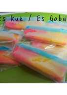 Es Kue / Es gabus pelangi