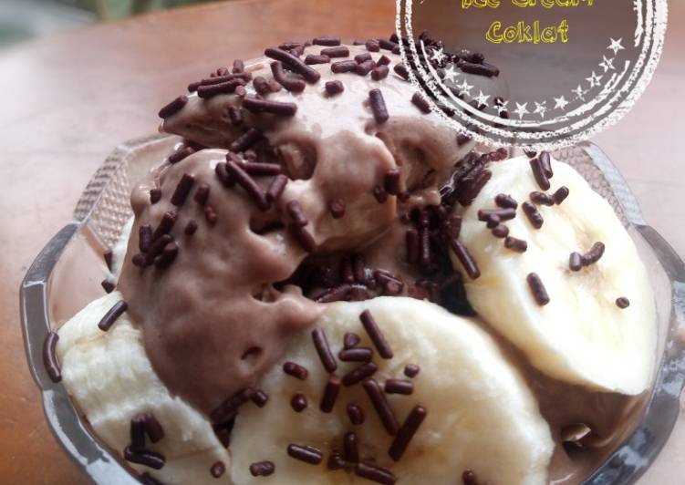 cara membuat Ice Cream Coklat Homemade