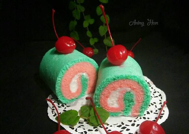 cara membuat Japanese Roll Cake Kukus#pr_recookanekabolkus