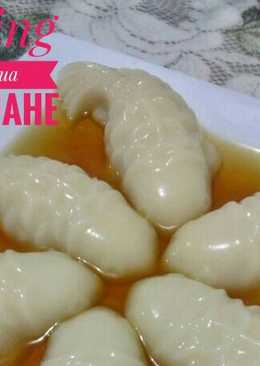 Puding Tahu Hua Kuah Jahe