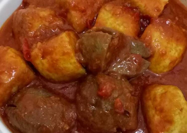 gambar untuk resep Bakso tahu sambal pedas