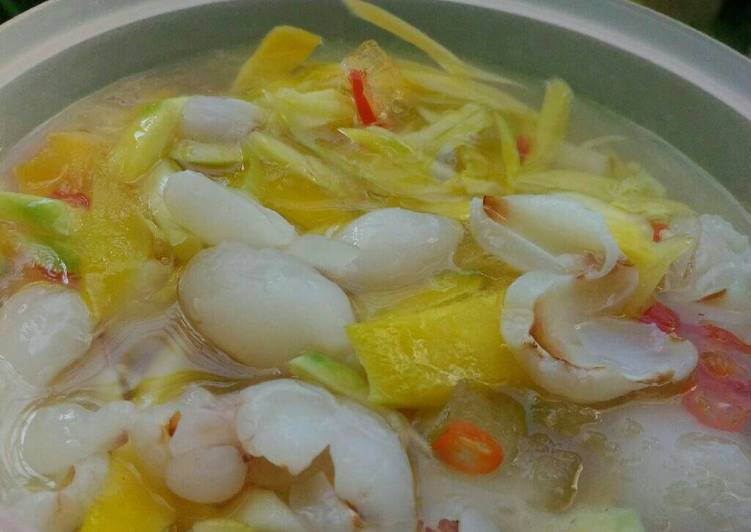 resep Manisan Rujak Segar pedas Manis