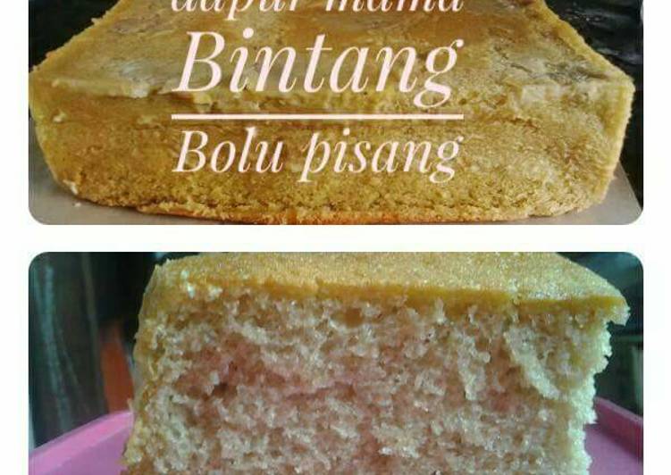 resep lengkap untuk Bolu pisang