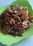 Ikan pindang suwir bumbu iris (masakan rumah sederhana)