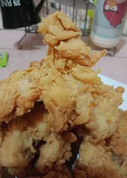 Ayam goreng crispy simple