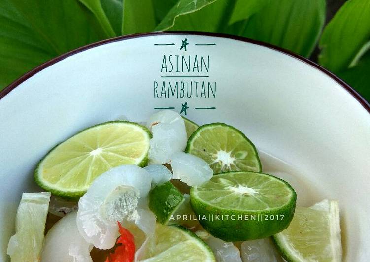 Resep Asinan RAMBUTAN