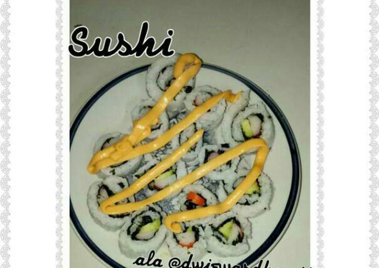 gambar untuk resep Sushi ala @dwiewardhanii