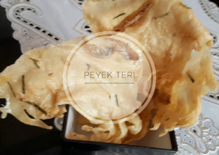 gambar untuk resep Peyek teri renyah kriuuk