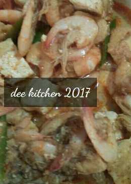 Sayur tahu udang cabe hijau