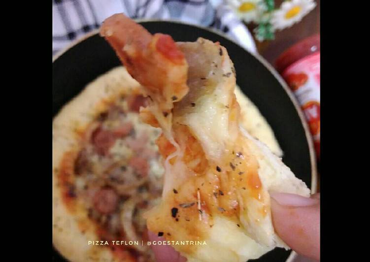 gambar untuk resep makanan Pizza Teflon