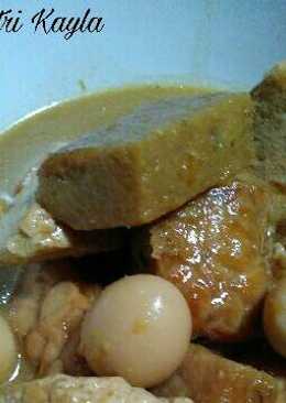 Semur Tempe Tahu Telur Puyuh