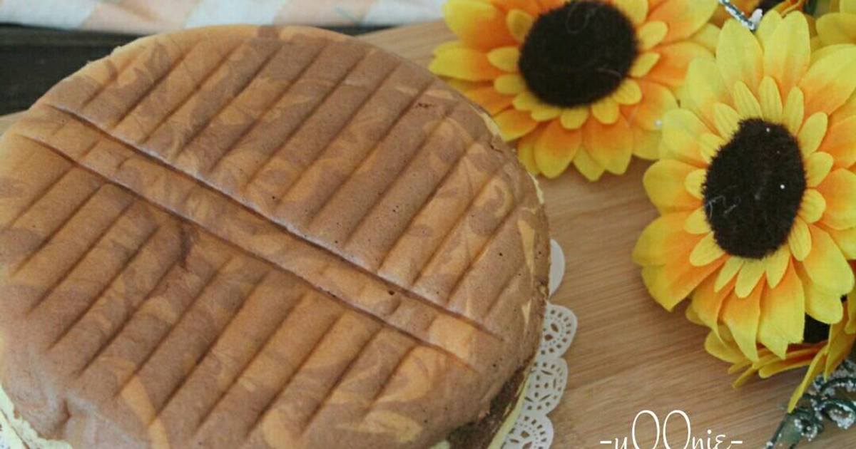 Resep Ogura cake Zebra