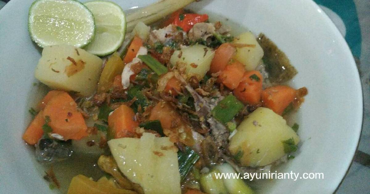 Resep Sop Ayam Kampung Pakai Slow Cooker, Gurih Nikmat dan Sehat ala Ayuni Rianty Batto