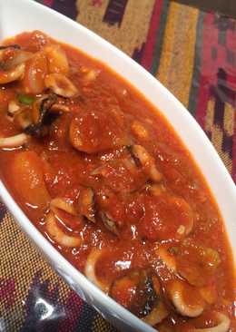 Cumi saos padang pedas