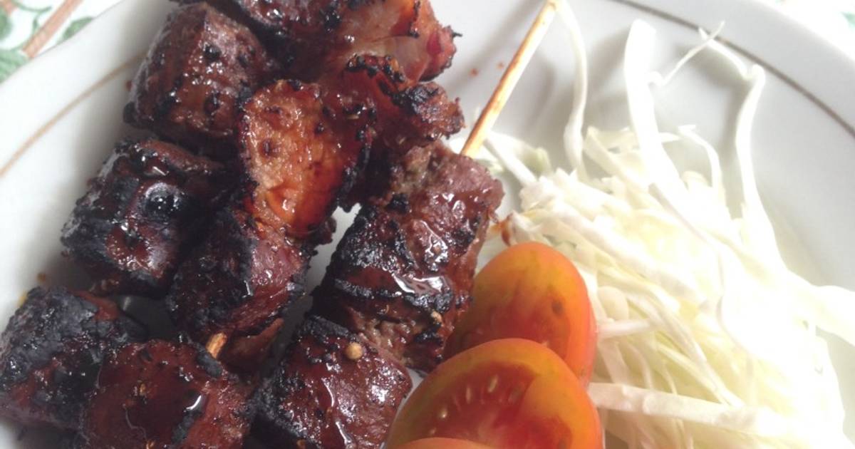 Resep Sate daging dan hati sapi oleh dian permata sari 