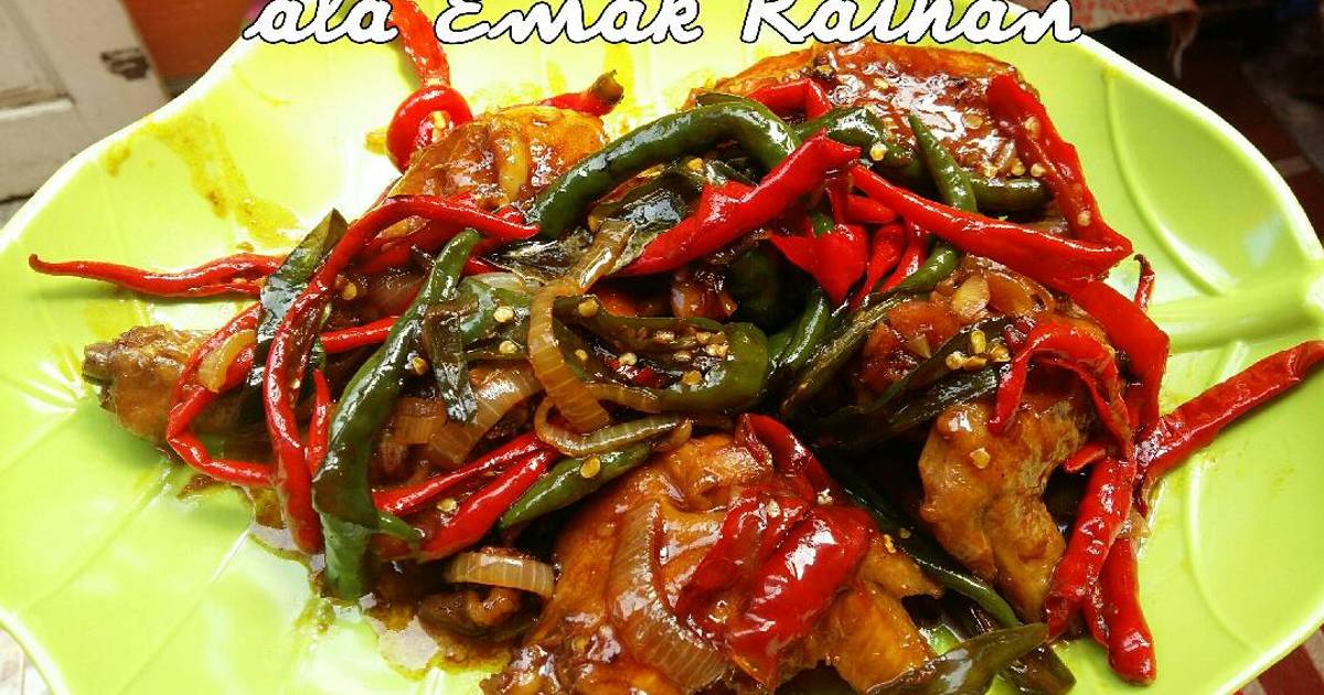 Resep Ayam Saos Tiram ala kondangan ala Siti Nur Indah Fajrini