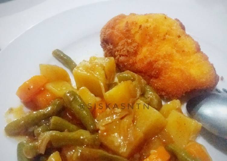 Japanese Curry with Chicken Katsu #BikinRamadanBerkesan