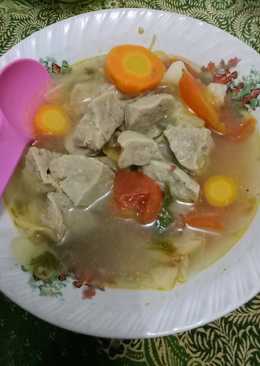 Sop bakso segar