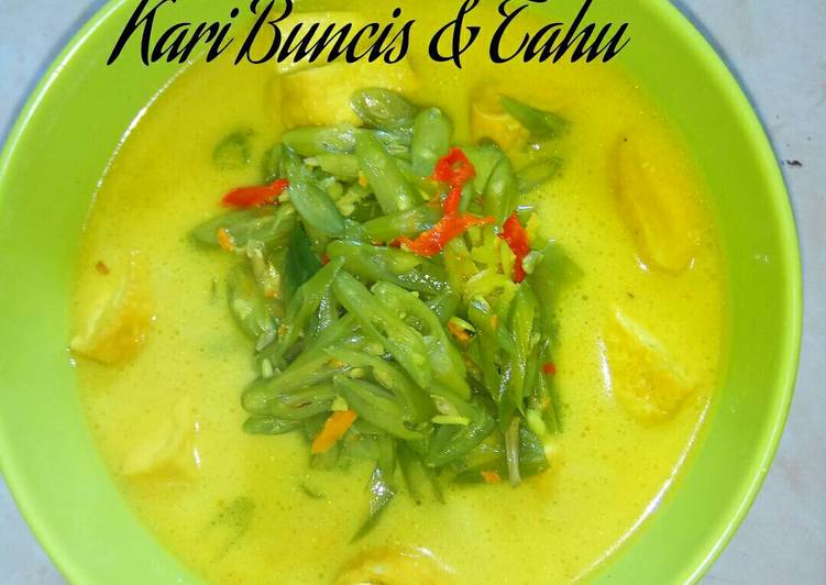 resep Kari Buncis & Tahu