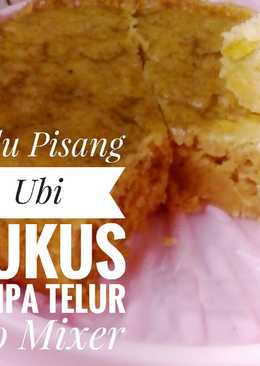 Bolu Pisang Ubi kukus tanpa telur no mixer (Pake Magicom)