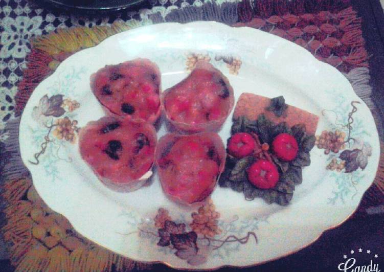 Resep Steamed Banana Strawberry Muffin Dari Dania firdausi