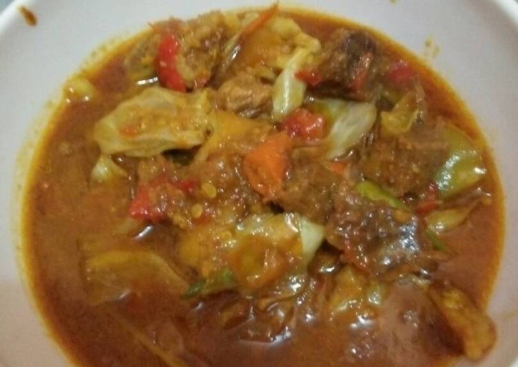 resep Tongseng daging sapi pedas nampoL